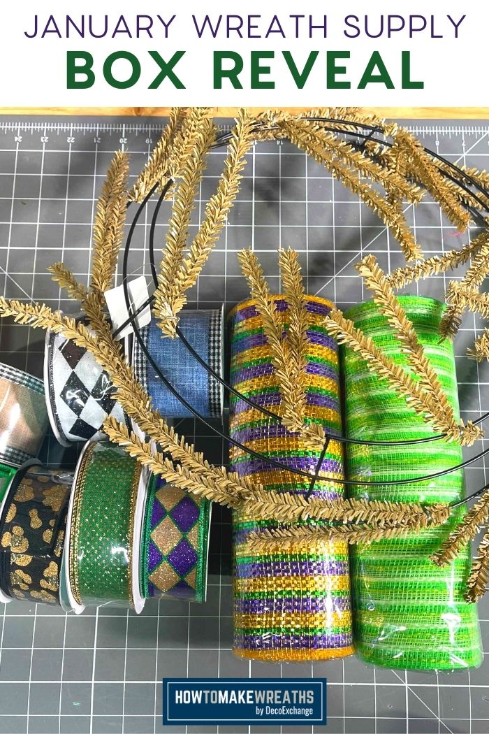 Wreath Supply Box by DecoExchange: January 2021 box reveal