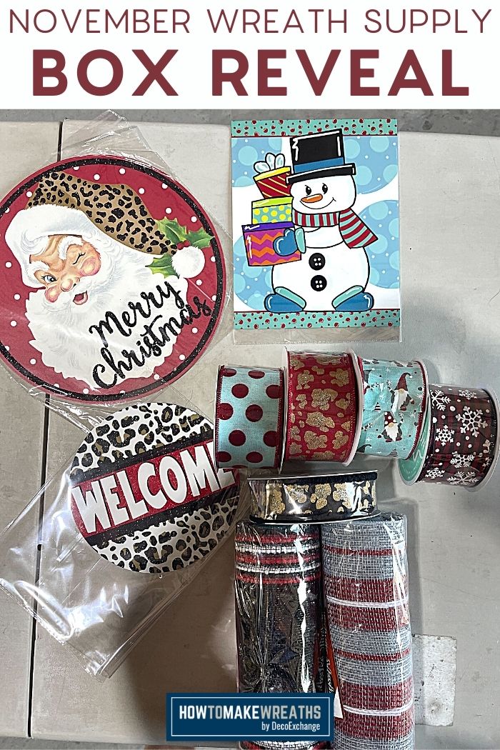 Wreath Supply Box by DecoExchange: November 2021 box reveal